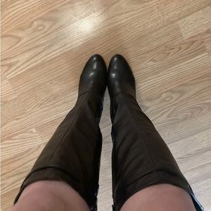 Nine West knee high black boots
